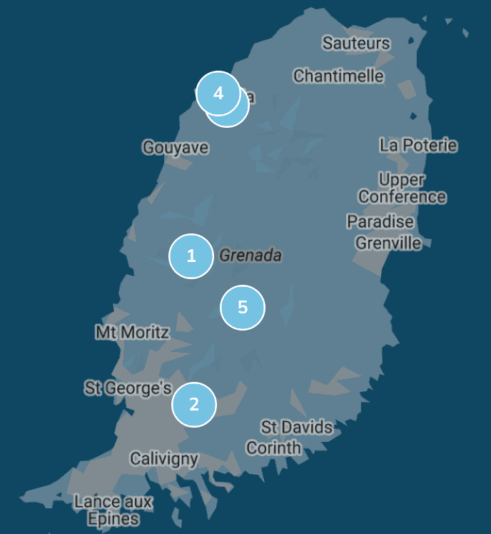 Grenada map