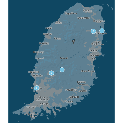 Grenada map