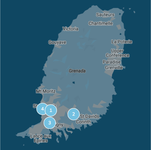 Grenada map