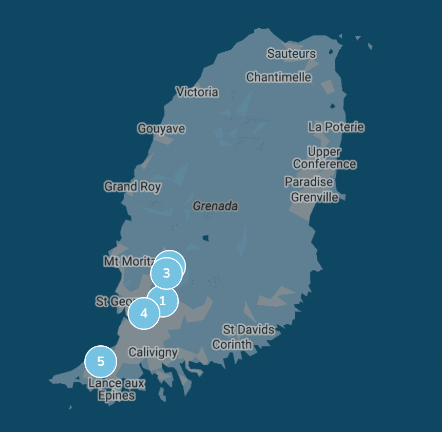 Grenada map