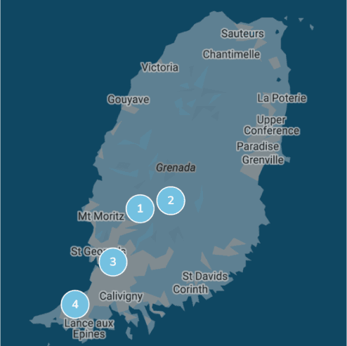 Grenada map